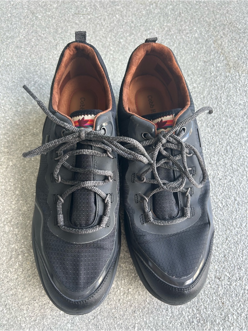 NWOT Cobb Hill Skylar Mesh Black Women's Size 11 Waterproof Walking Sneakers